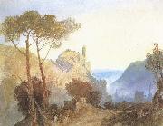 Joseph Mallord William Turner Ruin castle France oil painting artist